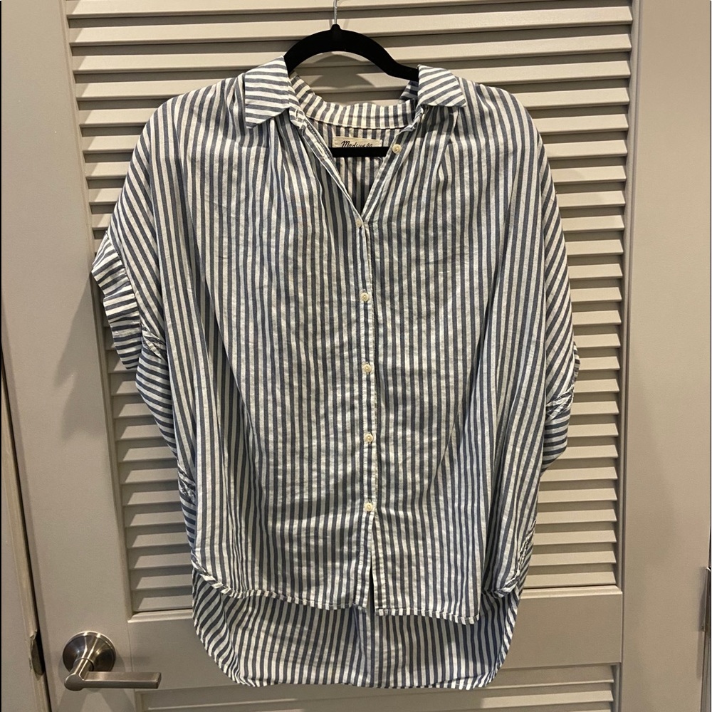 Madewell striped button-down shirt